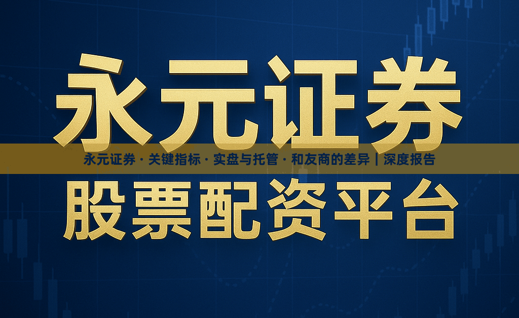 永元证券 · 关键指标 · 实盘与托管 · 和友商的差异｜深度报告