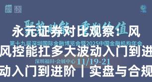 永元证券对比观察：风控体系与风控能扛多大波动入门到进阶｜实盘与合规版
