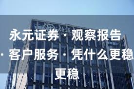 永元证券 · 观察报告 · 客户服务 · 凭什么更稳