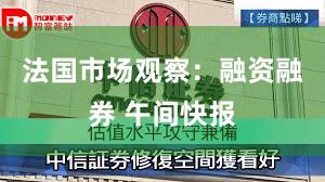 法国市场观察：融资融券 午间快报
