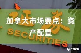 加拿大市场要点：资产配置