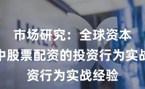 市场研究：全球资本市场中股票配资的投资行为实战经验